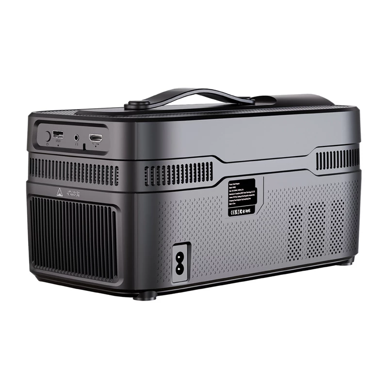 Magcubic HY450C Projektorius – HD 720p, 200 ANSI liumenų, Android 11.0, „Wi-Fi 6“, „Bluetooth 5.0“