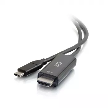 C2G USB-C į HDMI adapterio laidas - 1,83 m - Juodas - 4K@60Hz - reversinis USB-C lizdas
