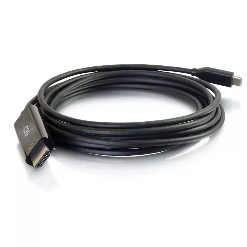 C2G USB-C į HDMI adapterio laidas - 1,83 m - Juodas - 4K@60Hz - reversinis USB-C lizdas