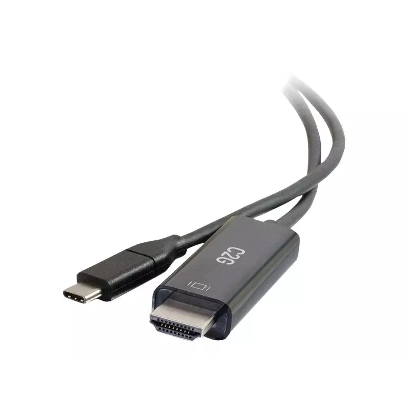 C2G USB-C į HDMI adapterio laidas - 1,83 m - Juodas - 4K@60Hz - reversinis USB-C lizdas