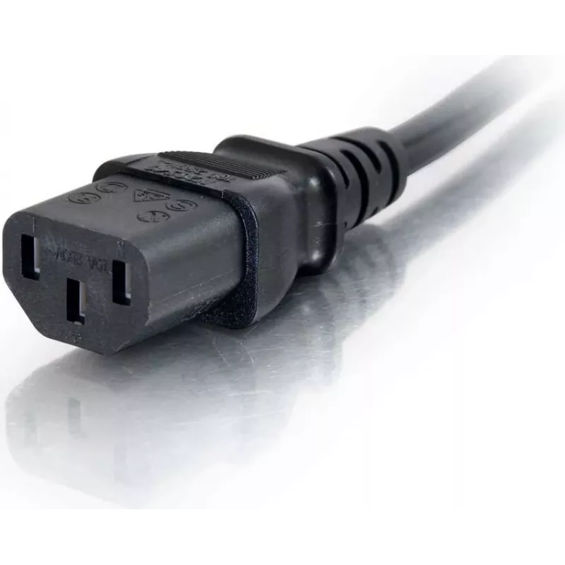 CABLES2GO Power Extension Cord C13 to C14 2m Black