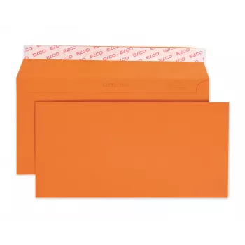 ELCO Color vokas C5/6 (114 x 229 mm), be langelio, 100 g/m², oranžinė, 250 vnt. (18833.82)