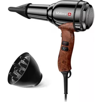 VALERA Swiss Steelmaster D Professional Hair Dryer 2000W Black Chrome