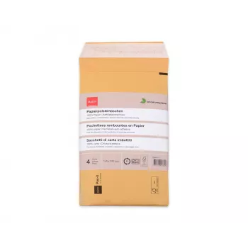 ELCO Ecosafe popierinis apsauginis vokas 140 x 225 mm, su lipnia juostele, ruda, 4 vnt. (74650.92)