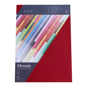 Artoz Papier Briefpapier Mosaic Wine Red DIN A4 90 g/m² 25 Sheets