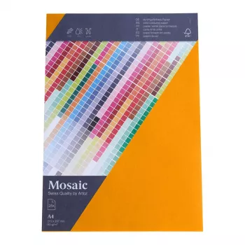 Artoz Papier Laiškų Popierius Mosaic Papaya A4 90 g/m² 25 lapų