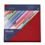 Artoz Mosaic Square Envelopes Fire Red Windowless Gummed 20-Pack (155x155 mm, 100 gsm)