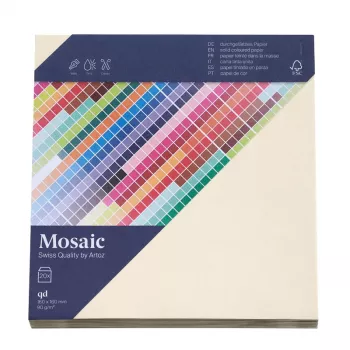 Artoz Papier Mosaic Square Envelopes Ivory Windowless Gummed 20 pcs (9445420-241)