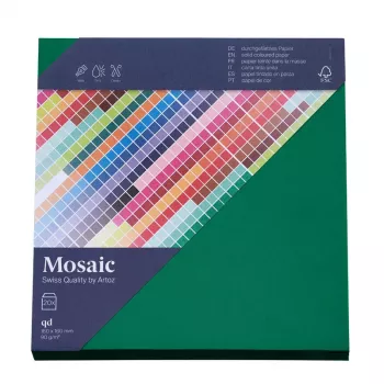 Artoz Papier Mosaic Square Envelopes Fir Green Gummed No Window 20 pcs (9445420-348)