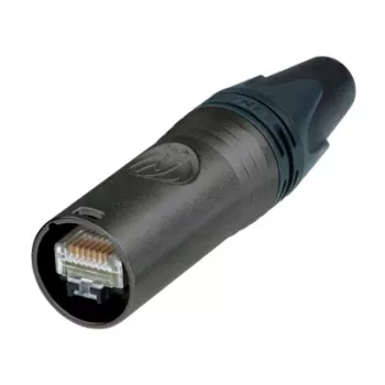 Neutrik NE8MX6-B-T etherCON CAT6A Kištukinis Laidų Jungties Nešiklis, Juodas, IP65