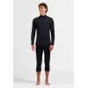 Odlo Merino 200 BL Top Turtle Neck LS Half Zip - Black, Size M