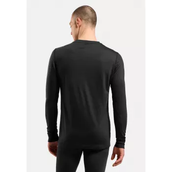 Odlo Merino 200 BL Top Crew Neck LS - Black, Size XL