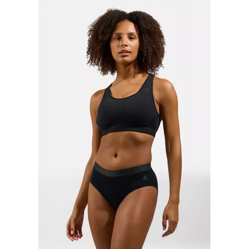 Sportinė liemenėlė Odlo Ascent PW Medium – juoda