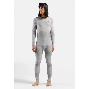 Odlo Active Warm X Pow BL Bottom ilgi termo apatiniai apatiniai - sidabriškai pilka, L dydis