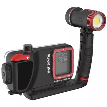 Sealife SportDiver Pro 2500 Set (SL401-U) povandeninis išmaniojo telefono korpusas su šviesos rinkiniu