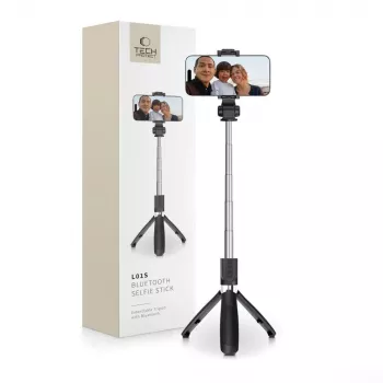Tech-Protect L01S BT Selfie Stick Tripod Black