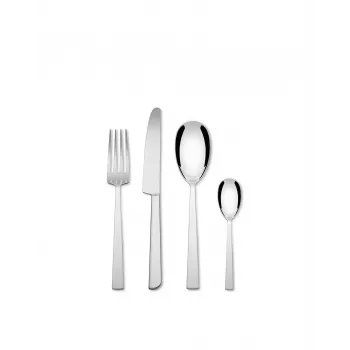 Alessi Asta Cutlery Set 24 Pieces Silver (AM242S24)