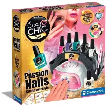 Clementoni Crazy Chic Nail Art Salon rinkinys - 50852