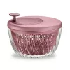 Guzzini Spin&Store Salad Spinner, Mauve Red, 4.5L