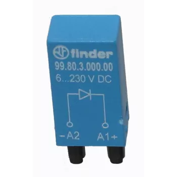 Finder 99.80.3.000.00 Laisvojo eigos diodų modulis 6-220 VDC