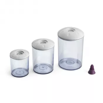 „MagicVac“ rinkinys FAMILY su butelių dangteliais – maisto vakuuminio sandarinimo sistema, 110 W, -0,8 bar