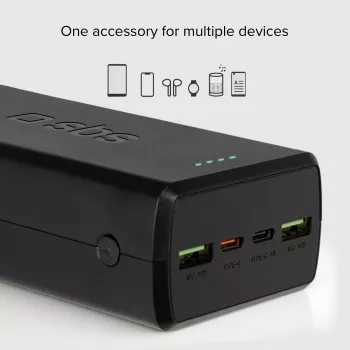 SBS Powerbank 30000 mAh Power Delivery 20W Multi-Port Black
