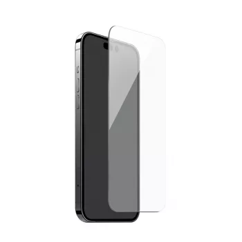 PURO Anti-Bacterial Tempered Glass Screen Protector, skirta Apple iPhone 15 Pro Max