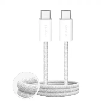 Puro Fabrik USB-C į USB-C laidas 1m 100W juodas