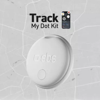 SBS Track My Circle Tracker, suderinamas su Apple Find My – 4 vnt. pakuotė – balta