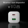 STEP BY STEP SBS 30W 1C + 1A White USB-C įkroviklis su 1,5 m kabeliu