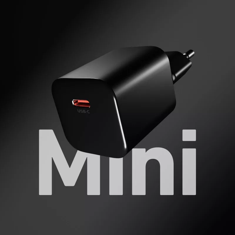 STEP BY STEP SBS 40W 1c Black USB-C sieninis įkroviklis