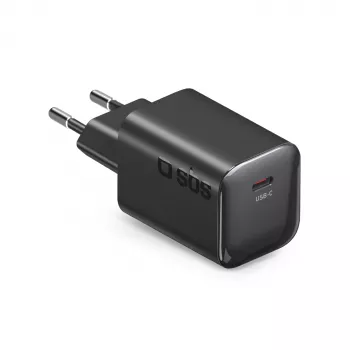 STEP BY STEP SBS 65W 1c GaN USB-C sieninis įkroviklis juodas