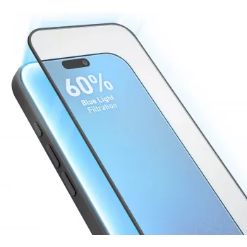 SBS Eyesafe grūdinto stiklo apsauga iPhone 17 Pro su montavimo rėmeliu