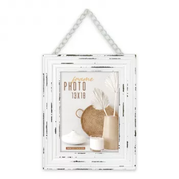 ZEP Orly White 13x18 medinis portretinis nuotraukų rėmelis TN457