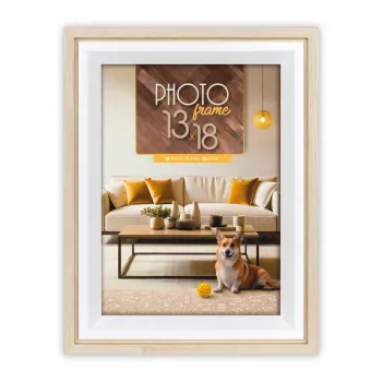ZEP Bologna Cream 20x30 medinis nuotraukų rėmelis BG623C