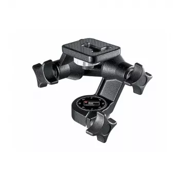 Manfrotto 3D Junior 3 krypčių tripodo galvutė (juoda, 4 kg apkrova)