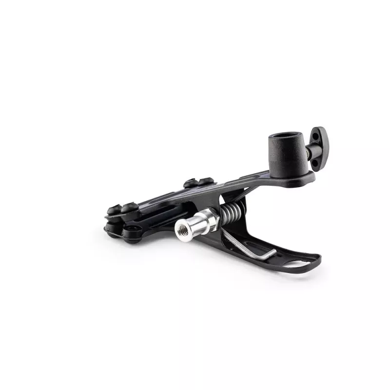 Manfrotto Spring Clamp - Black - 55 mm žandų anga - 1/4 inch-20 ir 3/8 inch-16 sriegiai