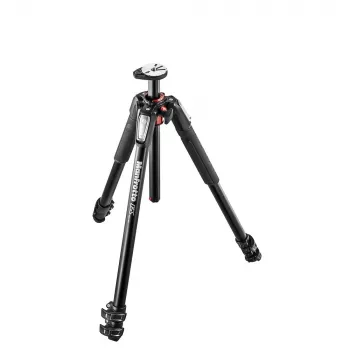 Manfrotto 055XPRO3 Tripod with 3 Sections, Aluminum, Black