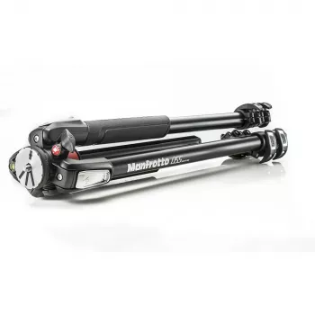 Manfrotto 055XPRO3 Tripod with 3 Sections, Aluminum, Black