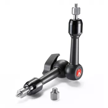 Manfrotto Variable Friction Arm – 24 cm MINI Magic Arm, juodas, aliuminis, 3 kg keliamoji galia