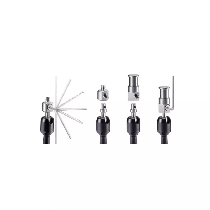 Manfrotto 244MINI kintamos trinties ranka, mini magic arm 24cm, 2x 1/4" + 3/8"