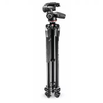 Manfrotto 290 Series MK290XTA3-3W Tripod su 3 krypčių galvute (juoda)