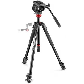 Manfrotto 190 Video Tripod Kit su 500AH Fluid Head