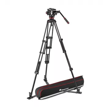 Manfrotto MVK504XTWINGA Twin Aluminium Tripod with 504X Fluid Video Head rinkinys