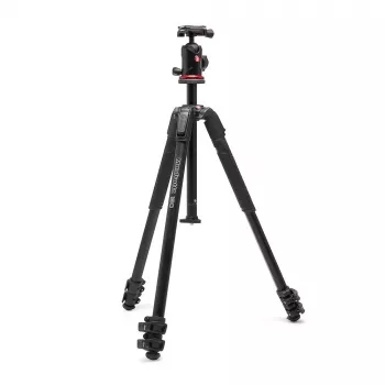 Manfrotto 190X aliumininis trikojis su 496RC2 rutuline galvute (juoda)