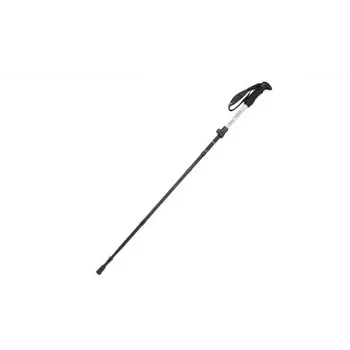 XTR Aliumininės žygio lazdos 3 sekcijų 64-142 cm Juoda/Raudona