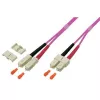 TECHLY Šviesolaidinis jungiamasis laidas OM4 50/125 μm SC-SC Duplex 3 m