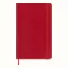Moleskine Classic Notebook Large A5 Squared Scarlet Red Soft Cover 192 Pages