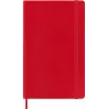 Moleskine Classic Notebook Large A5 Squared Scarlet Red Soft Cover 192 Pages