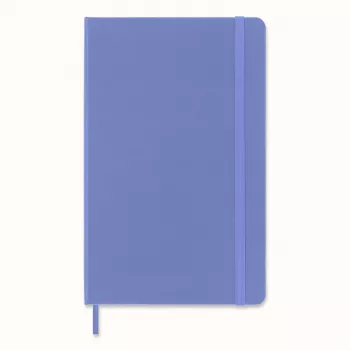 Moleskine Classic Notebook Hard Cover Large A5 Plain Hydrangea Blue